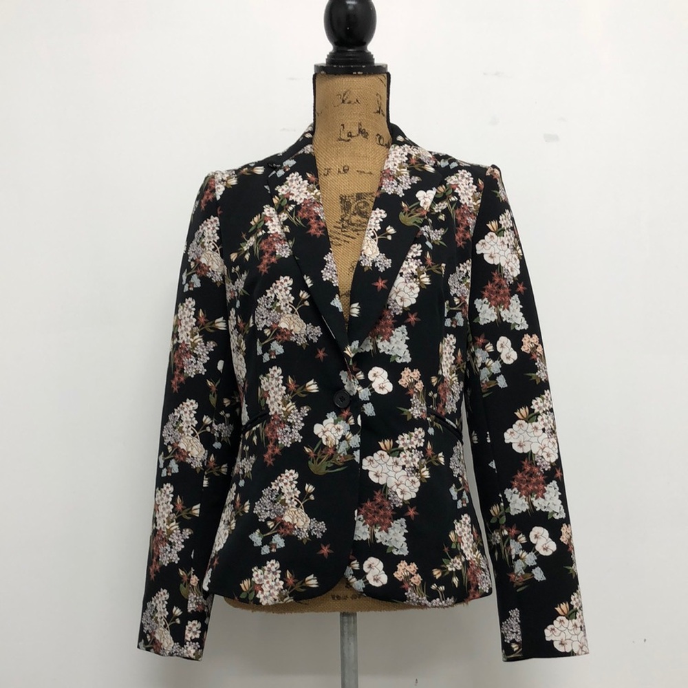 Cynthia Rowley Floral Blazer Size Medium
